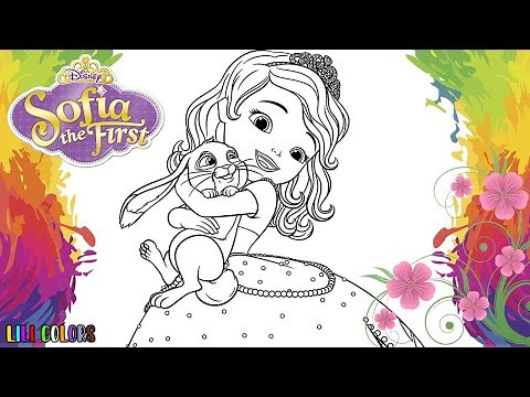 DESENHO DE PINTAR PRINCESA SOFIA Lili Colors