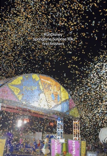 RunDisney Springtime Surprise 10K First Finishers