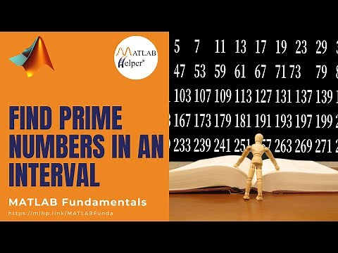 Find Prime Numbers in an interval | MATLAB Fundamentals | @MATLABHelper