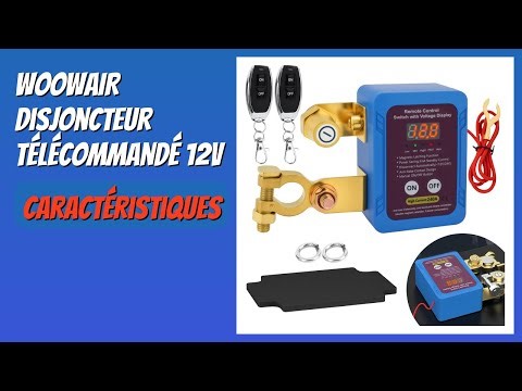 AVIS (2025) : WOOWAIR Disjoncteur Télécommandé 12V. DÉTAILS