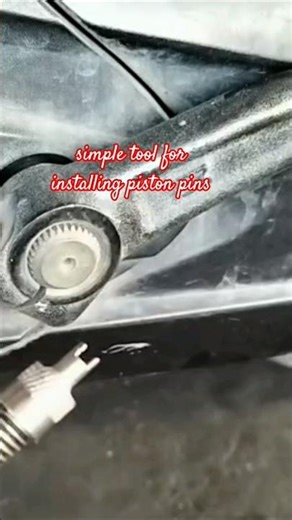 simple tool for installing piston pins