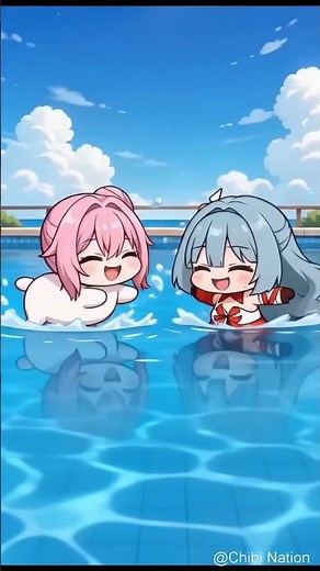 Doro & Phrolova enjoying the Pool. | Stellar Blade - Wuthering Waves | Doro - Noenoe
