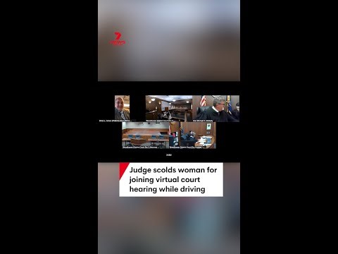 Judge scolds woman for joining virtual court hearing while driving