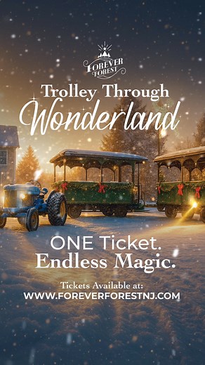 264 reactions · 75 shares | Trolley Through Wonderland awaits ✨ One Ticket. Endless Magic. Use code FF20 for 20% off. Get tickets at foreverforestnj.com  | Forever Forest | Facebook