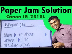 Paper Jam Problem Solution On Canon IR-2318L ? || Paper Jam ||100% Fixed Paper Jam Canon A3 Printer