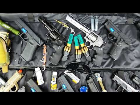 INSANE Airsoft & Steel BB Gun Case Unboxing! Glock-Style Pistols, Dan Wesson Revolvers, 1911CO2 Gear
