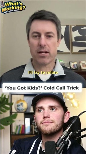 I asked about his kids. Then I closed the deal