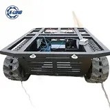 [Hot Item] Manufacturers Rubber Tracked Undercarriage Electric Remote Control Tracked Robot Chassis