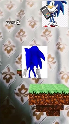 sweaty sonic is playing sonic parkour