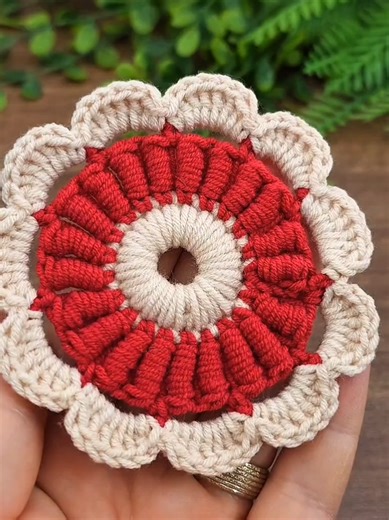 Beautiful And Easy Crochet Flower Tutorial For Beginners ✨ #crochet #Flower #crochettutorial #DIY #craft