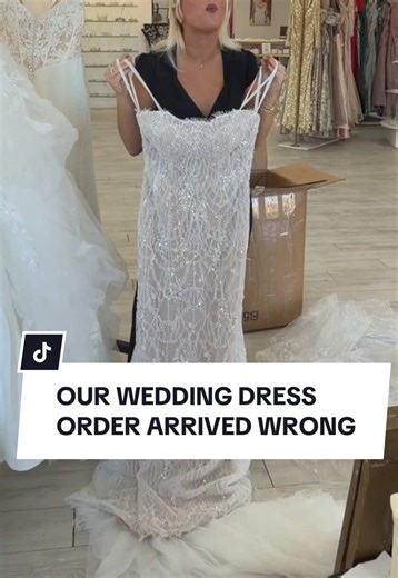 👏THIS👏IS👏WHY👏QUALITY👏CHECKS👏HAPPEN👏 Brides are always curious why their wedding dress has to be shipped to the bridal shop first instead of directly to them… Here’s why 👇 When your gown arrives, it doesn’t just get handed off, it goes through a full quality control process. Bridal shops carefully inspect every detail of the dress to make sure everything is exactly as it should be: structure, seams, beading, lace, sizing, and overall construction. We’re also confirming that all components