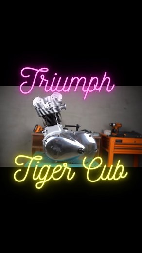 Restauración motor triumph Tiger Cub | 1963 Parte 1 . . . . . . . . . . Créditos vía YouTube: Live with creativity | Motolovers23