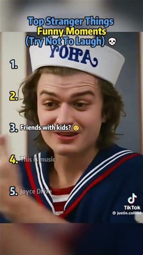 5 of the most funny stranger things scenes🤣#strangerthings #meme #funny