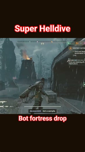 Mega Factory Bot Drop #helldivers2 #Blitz #superhelldive #automaton #bots #clanker