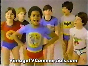 1980 Underoos Batman Hulk Commercial