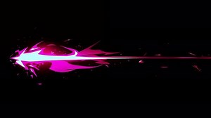 Pink anime-style energy beam and meteor effect with glowing particle trail and dynamic motion