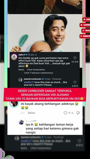 Uncle DED REALLY MISSES HIS FRIEND THE LATE VIDI ALDIANO #viral #shorts #deddycorbuzier