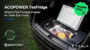 World’s First Portable Freezer for Tesla Sub-Trunk