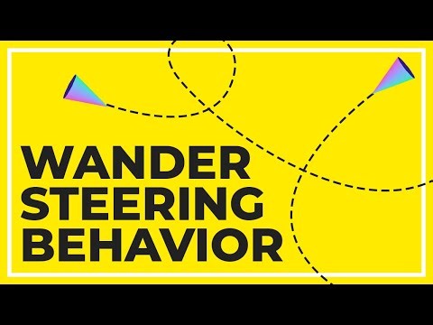 Wander Steering Behavior With Yuka - Three.js & AI Tutorial