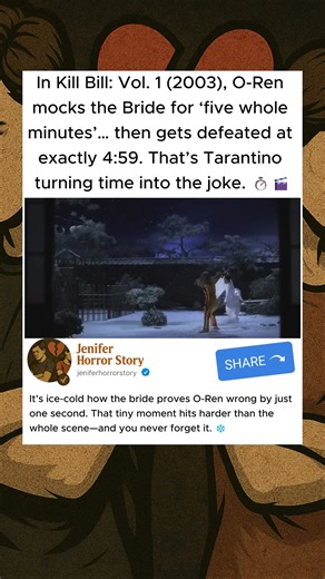 In Kill Bill: Vol. 1 (2003), O-Ren’s final fight hides a perfectly timed irony #killbill | Jenifer Horror Story