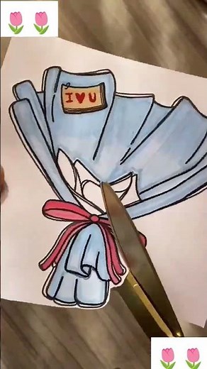 How to Make a Paper Tulip Bouquet | Easy DIY Origami Flowers Tutorial #shorts