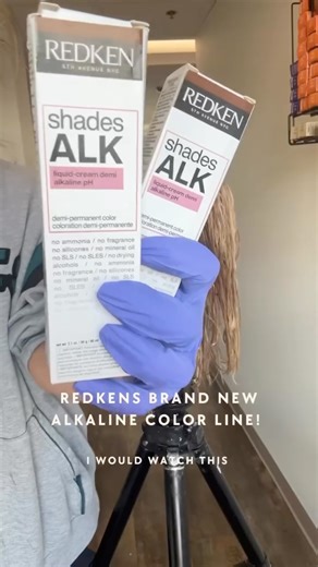 Adrienne Dara Stephenson/ Hair Education & Tutorials on Instagram: "🍎IT’S HERE AND IT’S FABULOUS! @redkenpro Brand New Alkaline Color Line… SHADES ALK. YOU GUYYYYYSSS this is IT! Press play and listen for all the details on this amazing new addition to the Redken Color Line Up. THIS FULL in depth tutorial breaking down the application in full including all the formulas because we used Shades ALK, Blonde IQ and we used Shades EQ and you will learn the WHY behind the placement, ratios, how to mix