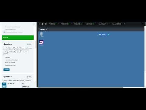 Live Virtual Machine Lab 12-2: Configuring a Windows Device using the Control Panel - ANSWER ONLY