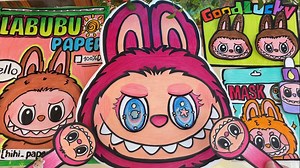 Blind Bag LABUBU Paper | Rescuing Dirty LABUBU | Full Transformation Tutorial | HiHi Paperdiy