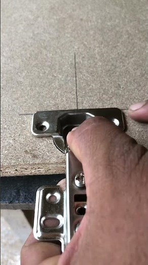 How to install a cabinet hinge???