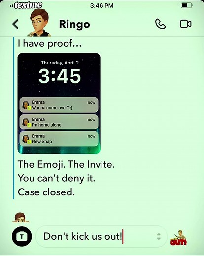 Sending Pics To The Wrong Chat - Text Story