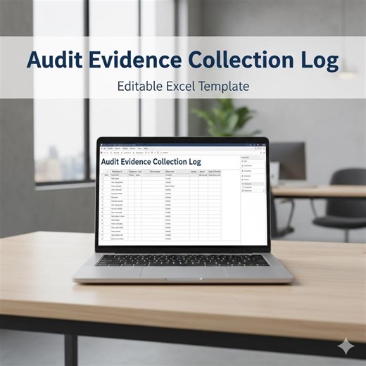 Audit Evidence Collection Log | Internal Audit Tracker Excel Template (digital Download) - Etsy