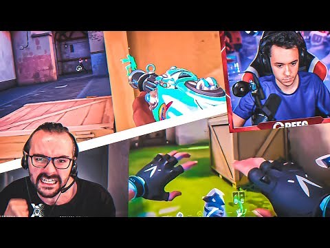 REACCIONANDO A YOUTUBERS FAMOSOS JUGANDO VALORANT #2