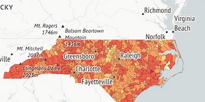 UNC researchers map COVID-19 risk with ZIP codes