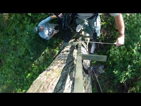 E Z way to hang a lock on stand