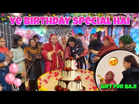 Grand Birthday surprise for Riza in Maudaha ❤️ | Riza’s Dadihal Family | Nand ke liye gift 🎁 😍