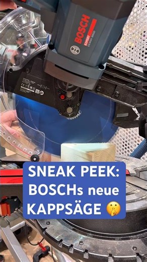 😍 SNEAK PEEK: BOSCH EXPERT EXCM341-305GD Kapp-Gehrungssäge im SPEED CHECK #shorts #diy