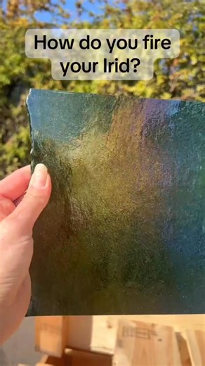 Face up, face down, capped... how do you fire your irid?! Same sheet, three finishes. We tested the different methods using just one sheet of Bullseye Iridescent glass (cut into small squares), with three completely different results! 🌟 Following the Bullseye Glass Co. 'Quick Tip: Iridescent Squares', each method was unique and we love each one. #warmglass #warmglassuk #bullseyeglass #fusedglass #glass #glassart #glassartist #instaglass #studio #kilnformedglass #art #fusedglass #create #iridesc