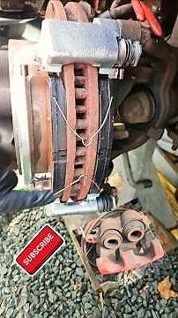 How to install brakes and caliper on a ford f350 7.3 ‪@ford‬ #shorts #short #diy ##fyp