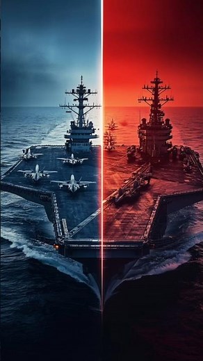 U.S. Aircraft Carriers vs China’s Navy | Sea Power Explained 🫡🫡 #shorts