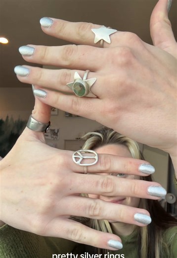 😍😍 #silverrings | Silver Rings