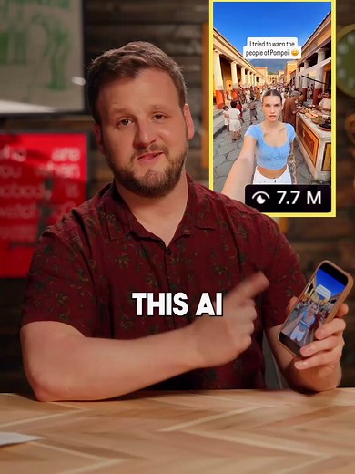 Fact Checking AI History Videos (Part 1) #historytok #ai #pompeii #archaelogy This AI video about the destruction of Pompeii got 7 million views, but nearly every detail in it is misleading. The people, city, scenery, food, and eruption are all fully AI-generated, yet the bigger problem is that the history is wrong too.