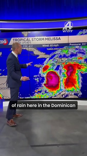 Caribbean hurricane update: Tropical Storm Melissa threatens catastrophic flooding