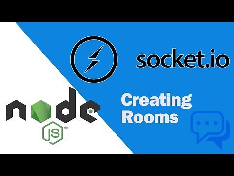 Node JS - Socket.IO - Passing Data & Creating Rooms