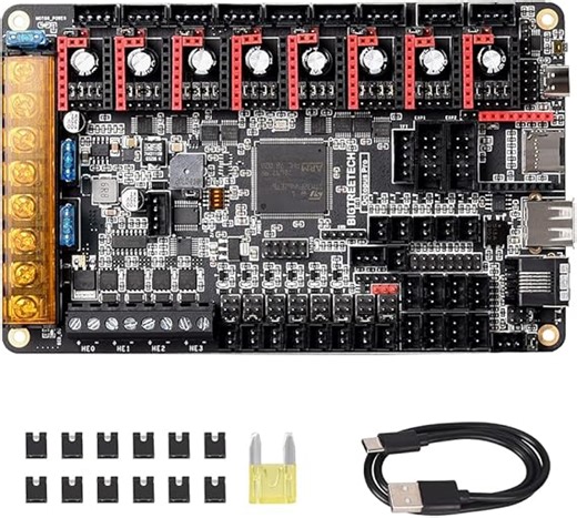 BIGTREETECH Octopus Pro V1.0.1 Controller Board 32bit Motherboard, Unterstützt Leistungsstarke DIY Klipper Marlin 2.0 für Voron 2.4 3D-Drucker (STM32F446ZET6)