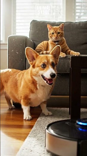 Funny Dog & Cat Duo – Ep. 11: The Vacuum Monster Return #animalstories