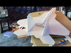 Depron F22 Twin Motor build- 3s