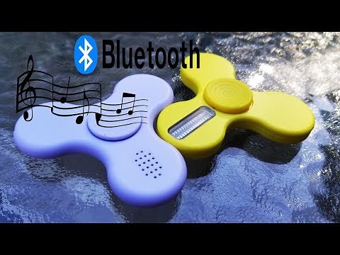 Bluetooth Speaker Fidget Spinner and Programmable LED fidget Spinner Review.
