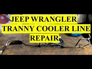 Transmission Cooler Line Repair instead of Expensive Replacement Jeep Wrangler 2007-2011