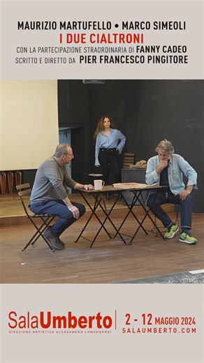 Il maestro Pier Francesco Pingitore ci racconta I DUE CIALTRONI, commedia da lui scritta e diretta in cui ne vedrete delle belle 😂 Maurizio Martufello • Marco Simeoli I DUE CIALTRONI scritto e diretto da PIER FRANCESCO PINGITORE 📅 2 - 12 Maggio 2024 📍Sala Umberto 🎫 Biglietti disponibili https://salaumberto.com/spettacoli/stagione-2023-2024/i-due-cialtroni/ Con la partecipazione straordinaria di Fanny Cadeo produzione Centro Teatrale Meridionale • Generazioni Spettacolari | Teatro Sala Umbert