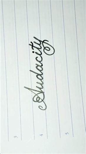 ✨️How to write 'Audacity' | word formation | #audacity #viral